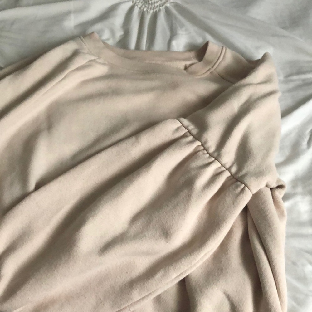 light pink crew